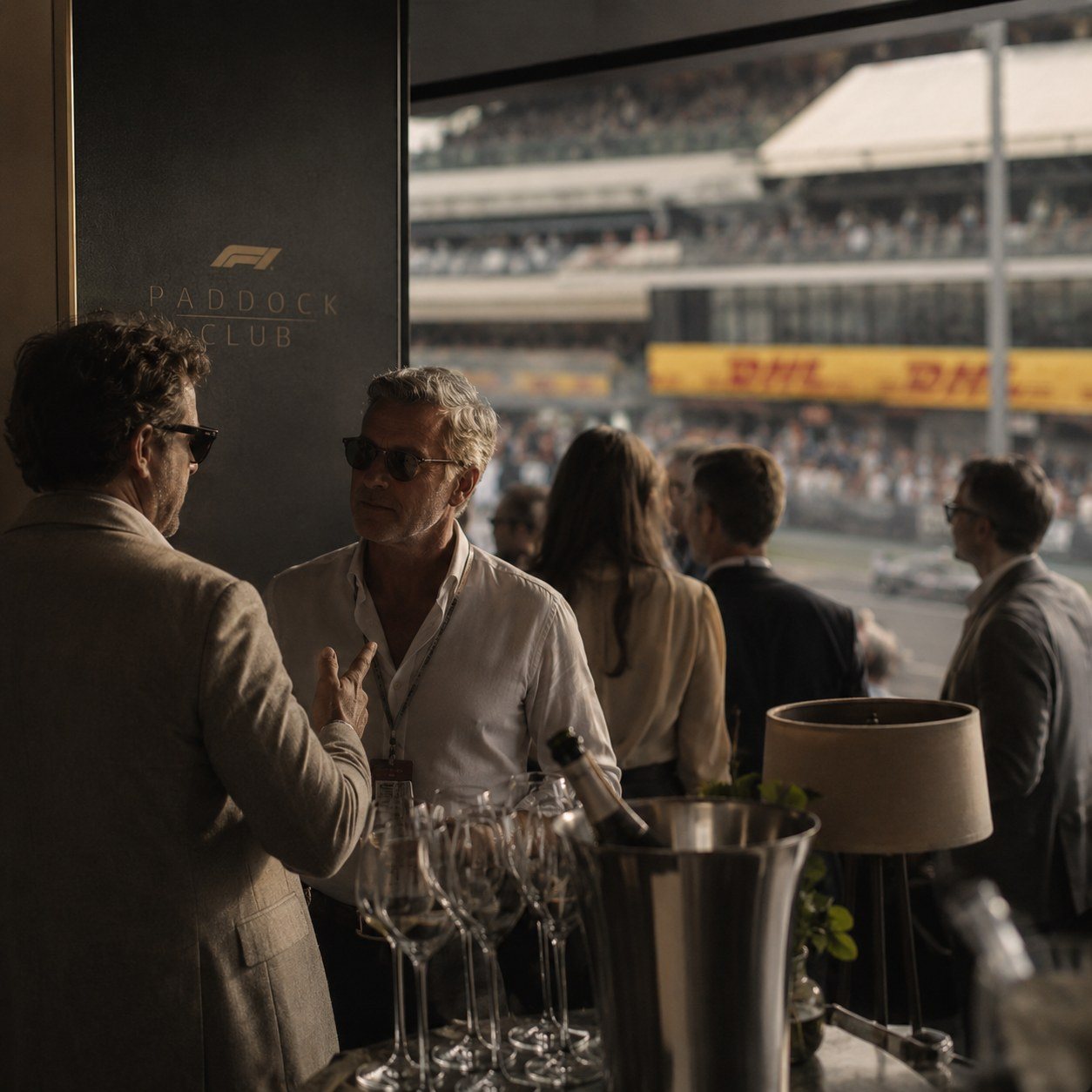 F1 Paddock Club hospitality trackside